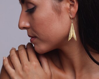 Gold-Plated Hook Earrings