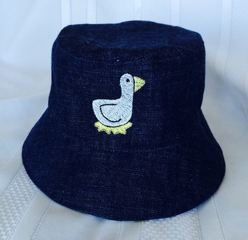 denim fishing hat