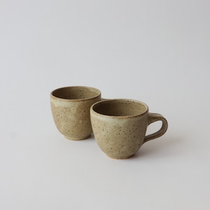 Handmade Ceramic Mug, Matte glaze and Speckled Stoneware mug image 2