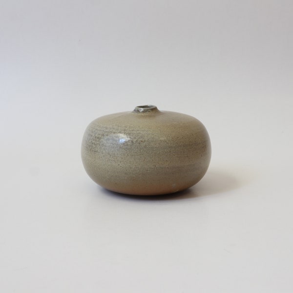 Grey Small Bud Vase, Stoneware Ceramic Vase, Modern Vase, Minimalist Decor,