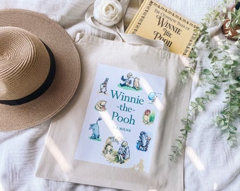 Winnie the Pooh Tote Bag: Children's Storybook Canvas Reusable Bag