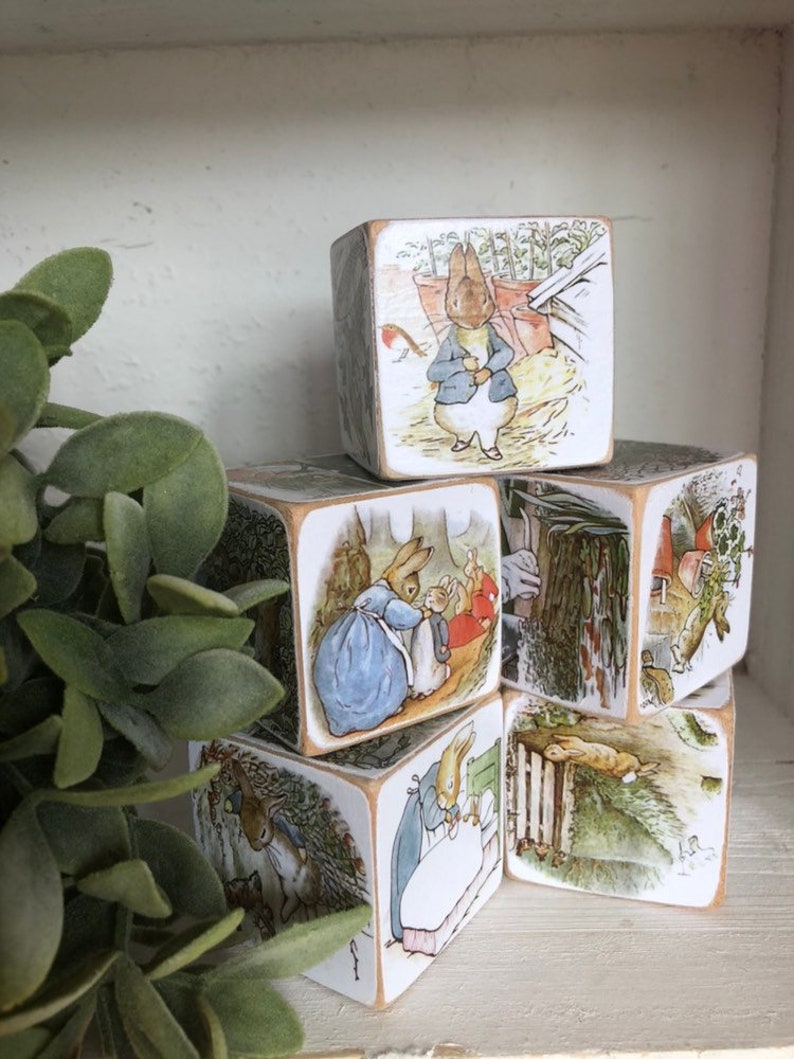 beatrix potter wooden blocks
