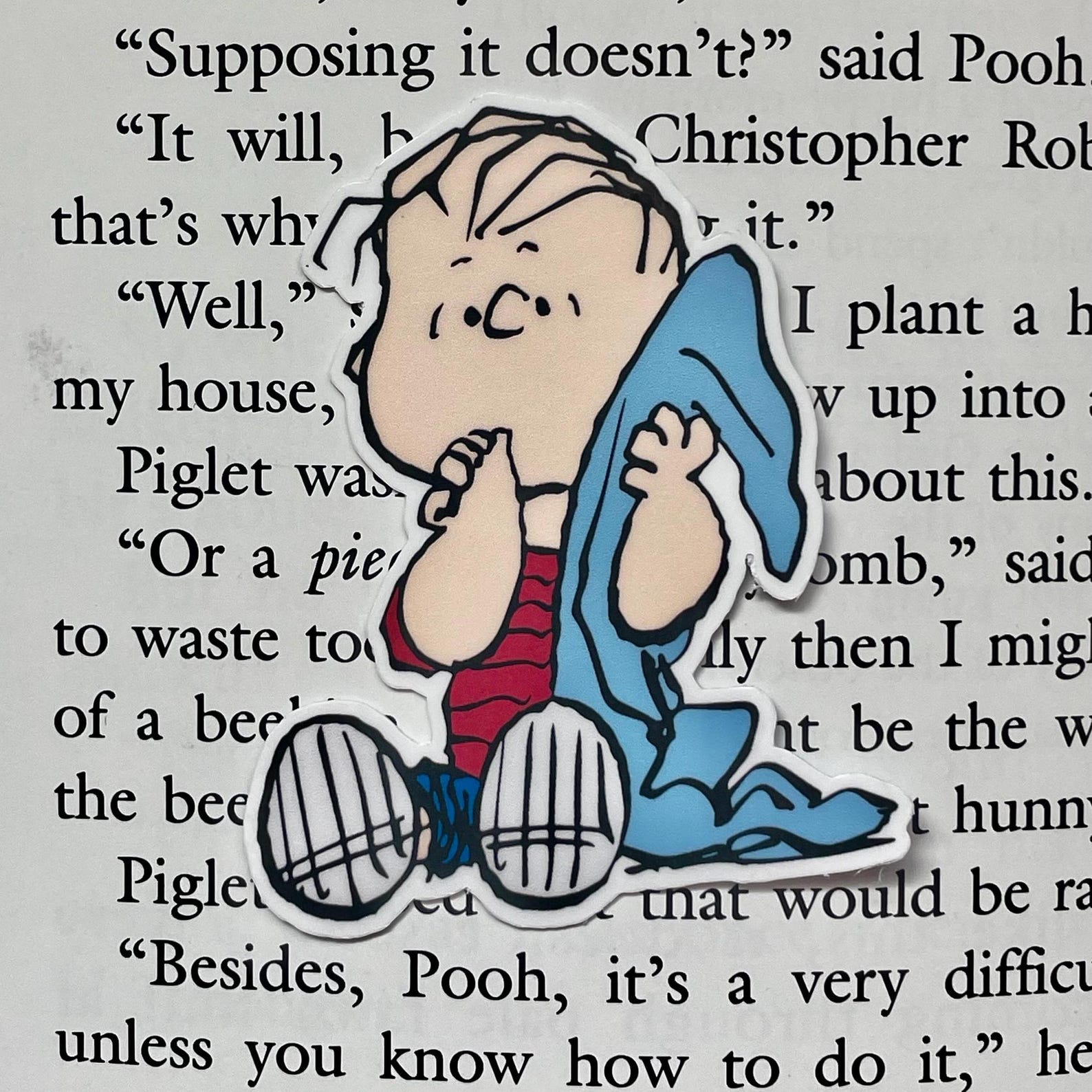 Project Linus Sticker Linus Sticker - Peanut Gang Sticker - Waterproof - Linus With His ...