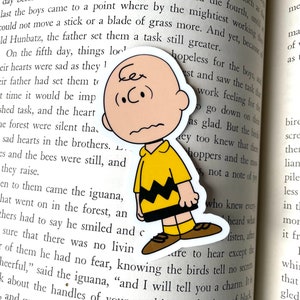 Charlie Brown Sticker - Peanut gang sticker - waterproof -