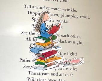 Matilda Sticker: Waterproof Vinyl Storybook Decal - Roald Dahl