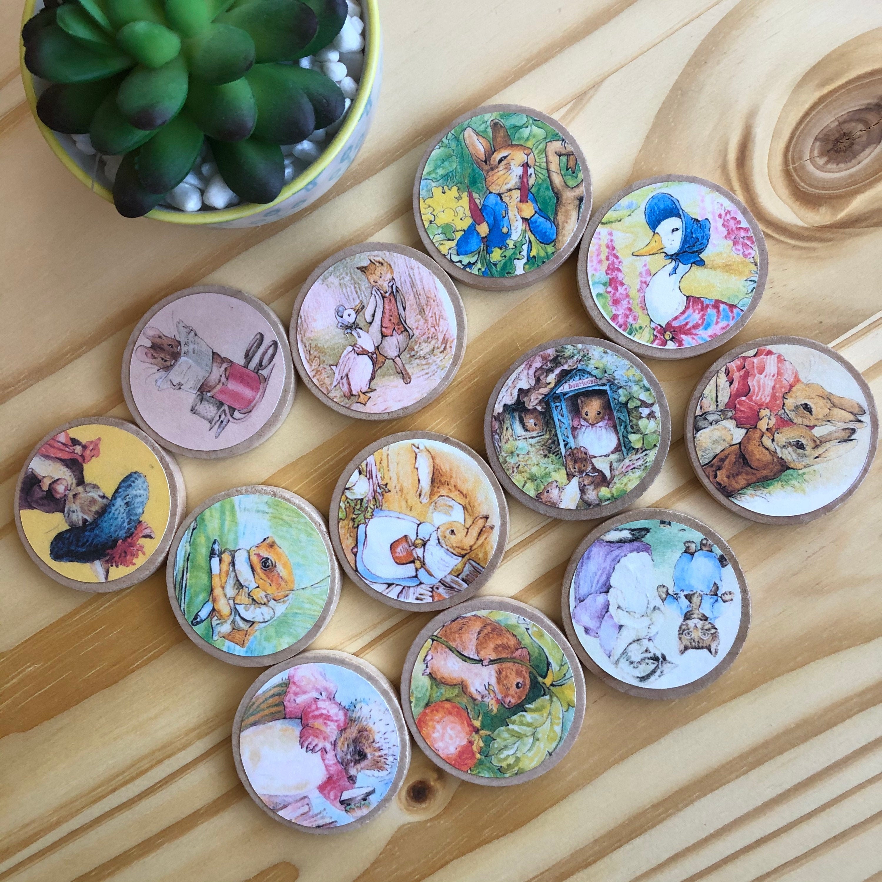 Peter Rabbit Matching Memory Game ~ Classic Beatrix Potter Eco Friendly ...