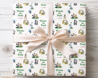 Winnie the Pooh Wrapping Paper: Classic Storybook Gift Wrap