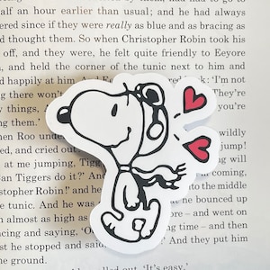 Valentine Snoopy Sticker -Love Beagle hearts sticker - waterproof - laptop vinyl sticker
