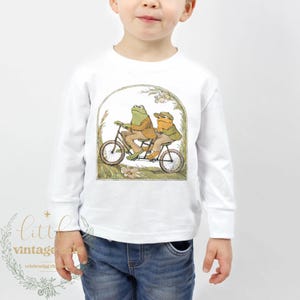 Frog and Toad long sleeve shirt - Frog and Toad kids sizes - Classic storybook long sleeve Tee