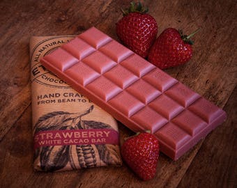 Strawberry White Chocolate Dairy Free Vegan