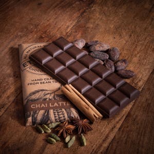 Vegan Milk Chocolate with Chai Tea - Gifts for Her