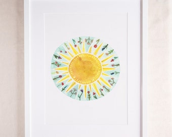 Summer Solstice - Seasonal Celebration Art Print