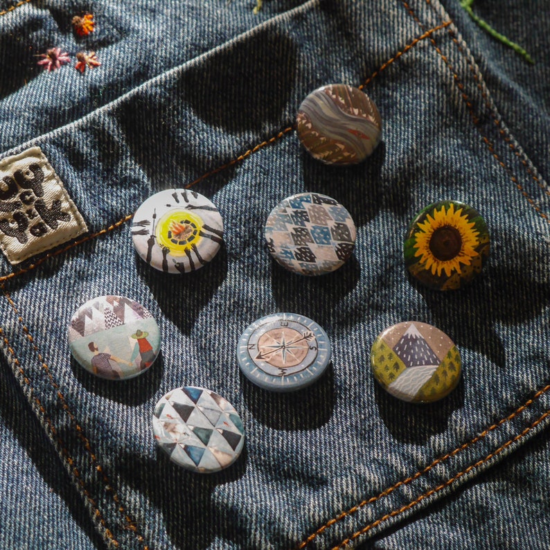 Adventure Button Badges Choose from 49 Pinback Designs Multi-buy Discount Available LUCKY DIP DEAL image 4