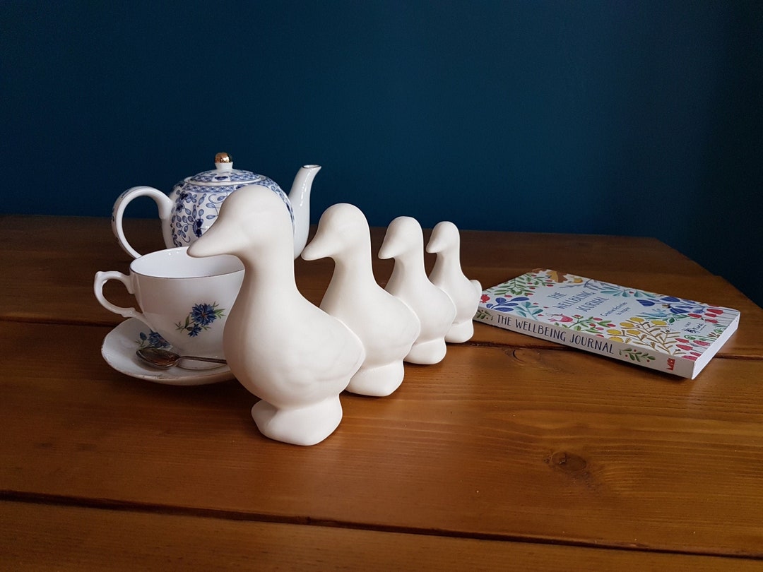 Paint Your Own Ceramic Duck Family Kit Animal Bird Bisque Etsy UK