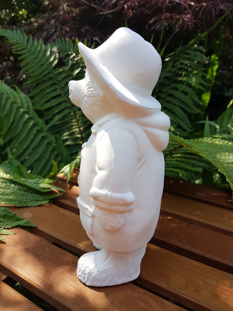 Officially licensed Paddington Bear ceramic figure left side view