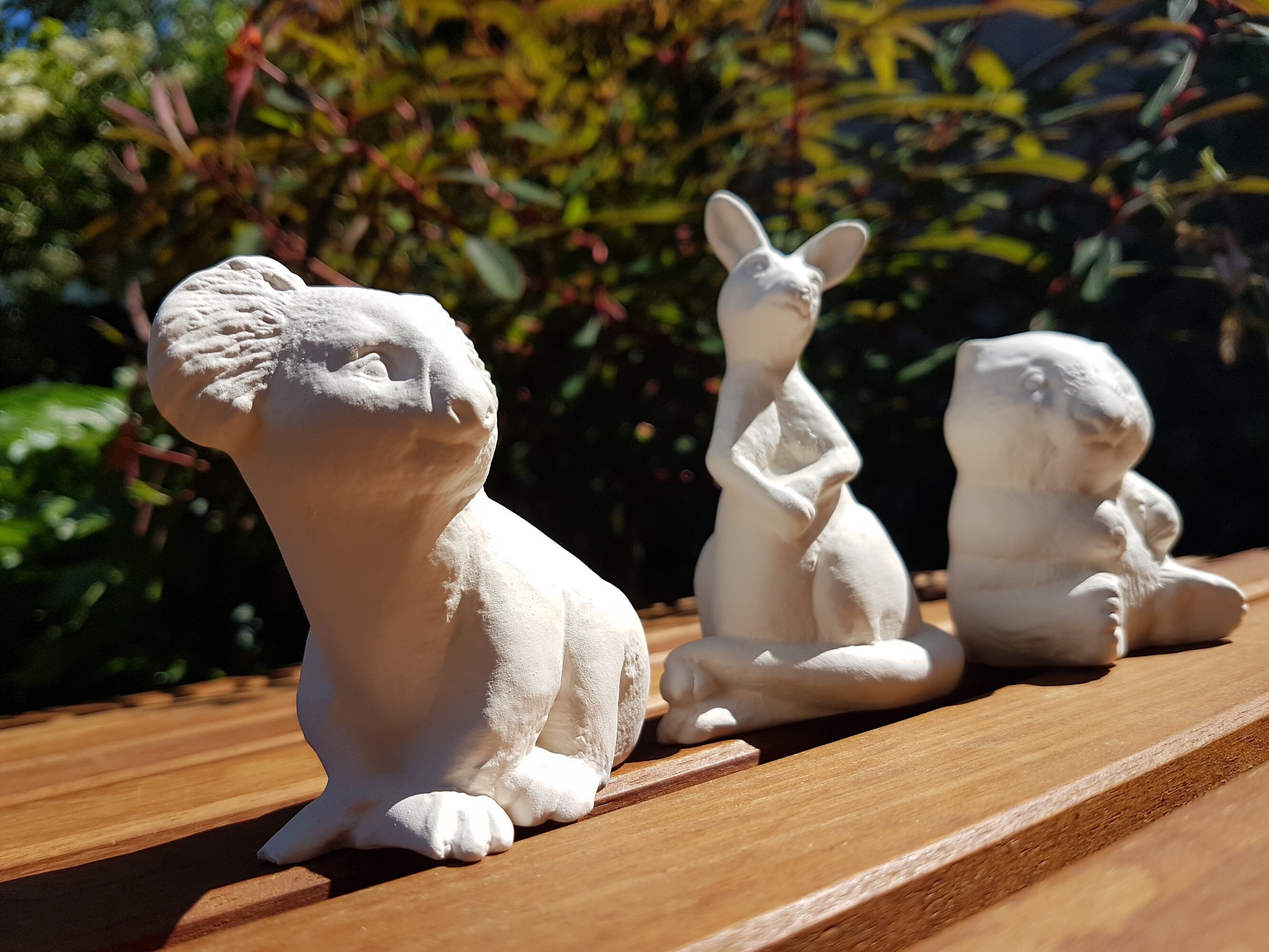 Paint Your Own Ceramic Australian Animals Kit Set of 3 Bisque Etsy UK