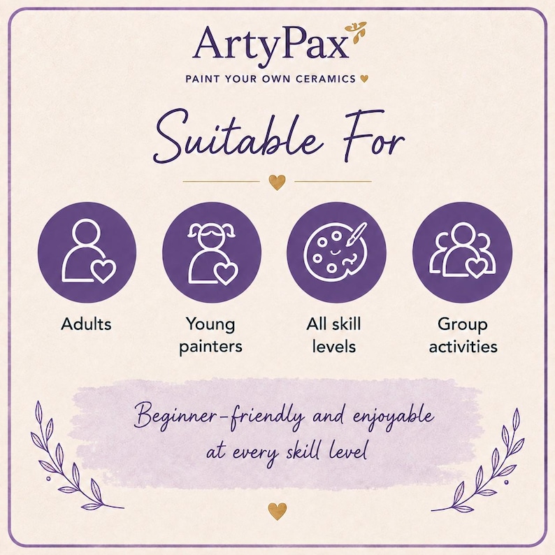 Who it is suitable for ArtyPax information card