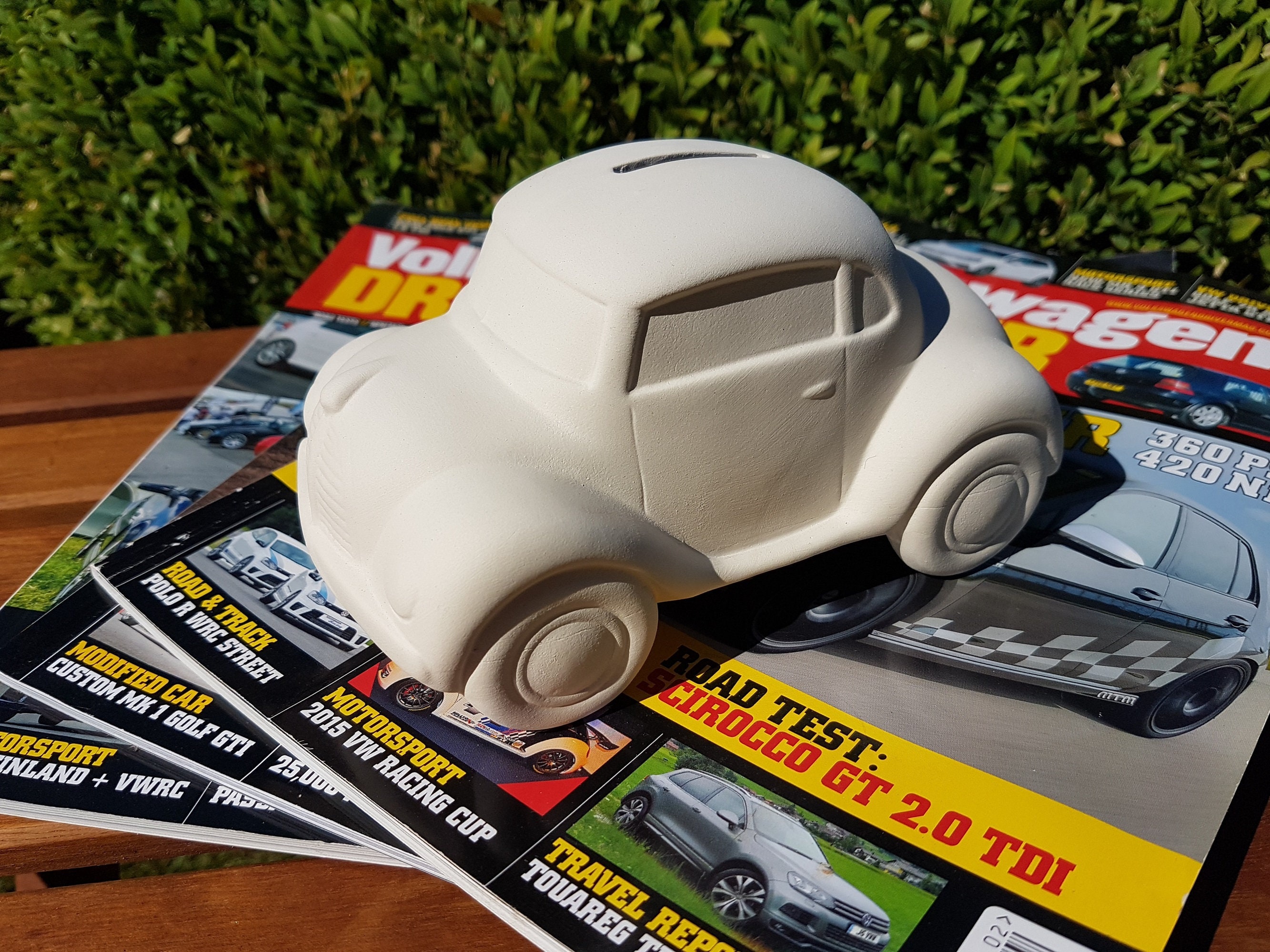 Paint Your Own Car Money Bank Ceramic Bisque Money Box Classic Etsy