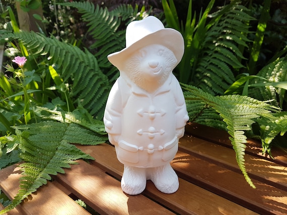 Paint Your Own Paddington Kit, Official Children's Character Bear Ceramic Bisque Figure, Eco Friendly, DIY Ceramic Craft Kit With Paints