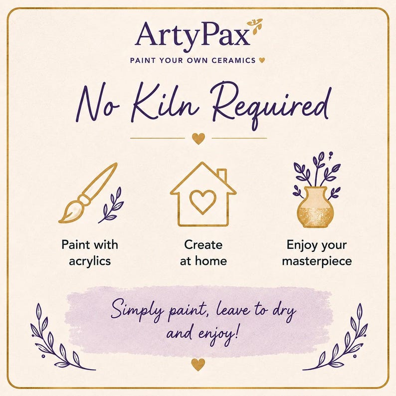 No kiln required ArtyPax information card