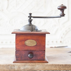 SALE - 1930s French Coffee Mill, Peugeot Frères Modèle R Size 5