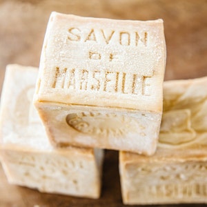 Cube 300 gr, Authentic Savon de Marseille Handcrafted in Marseille, 72% Extra Pure Coconut and Copra Oil Natural Soap Sold Individually image 9