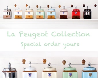1950's Peugeot French Coffee Mill - Fully Restored - Deposit for Special Order -