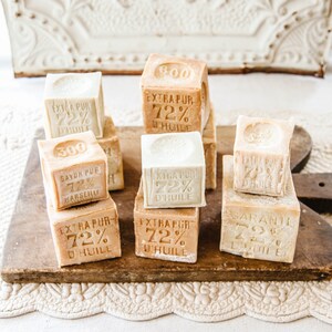 Cube 300 gr, Authentic Savon de Marseille Handcrafted in Marseille, 72% Extra Pure Coconut and Copra Oil Natural Soap Sold Individually image 7