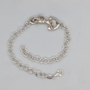 Jumping Horse and Rider on Snaffle Bit on oval linked chain Bracelet