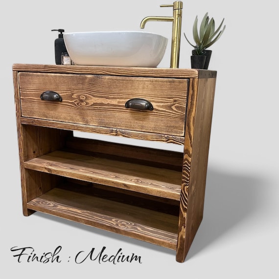 GEORGI | Handmade Solid Timber Bathroom Furniture | Bathroom Cupboard | Bathroom Vanity Unit