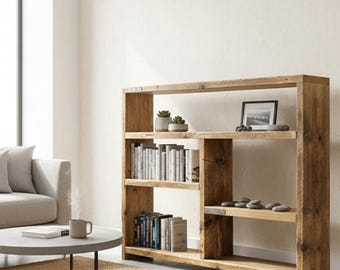 EDEN | Solid Reclaimed Timber Bookcase  | Living room  |  Kitchen Unit  |