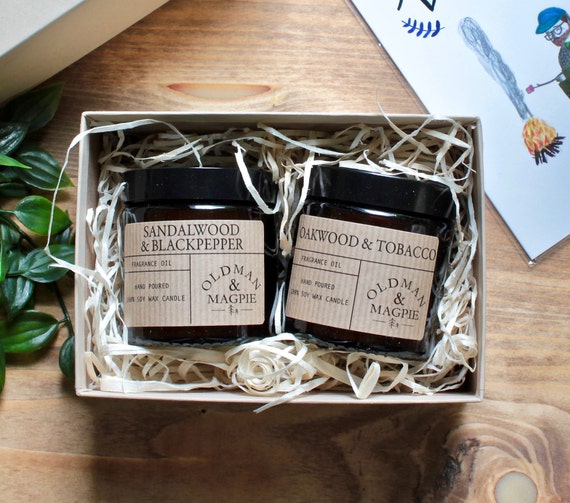 Gift Box | 2 X 100% Pure Soy Wax 120ml Candles - Hand Poured + Vegan Friendly