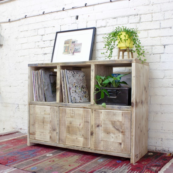 THOMAS | Solid Reclaimed Timber | Solid Wood Side Unit Custom Built