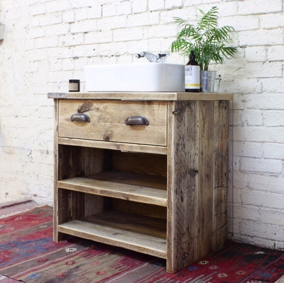 GEORGI | Reclaimed Wood Bathroom Vanity Unit