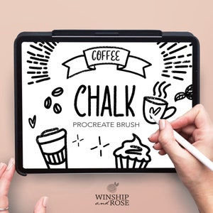 Procreate Chalk Brush for Ipad  | Chalk Texture Brush | Procreate Brush | Charcoal, Graphite, Chalk Ipad Brush | Ipad Tools