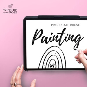 Pressure-Sensitive Procreate Ipad Brush for Painting | Ipad Paint Brush | Procreate Brush | Ipad Tools | Procreate Painting Brush