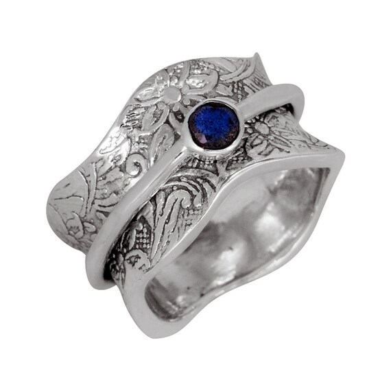 Energy Stone Balance and Beauty Sterling Silver Meditation Spinner