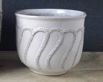 Strehla plant pot, Strehla waves, fat lava flower pot, Strehla, midcentury flower pot, west Germany flower pot, mid century home, mcm, Christmas gift