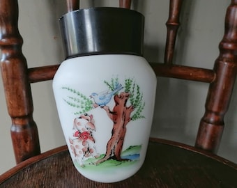 baby room lamp, mcm lamp, 50s lamp, midcentury lamp, vintage baby room, nursery ceiling lamp, baby room animals, lamp bakelite, mcm home