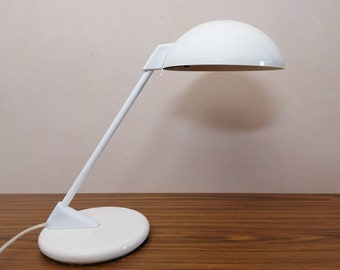 UFO lamp, space age lamp, mcm lamp, modernist lamp, white living, Christmas gift, mcm home décor, desk lamp white, midcentury table lamp, 60s