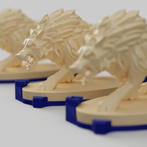 50 mm x 25 mm Circular Figure Base Set - Compatible with games such as Descent Journeys in the Dark