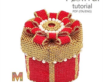 FESTIVAL tutorial: bead weaving box and bow