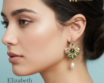 ELIZABETH earrings tutorial