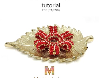 CHRISTMAS CAROL Beaded Bow Tutorial