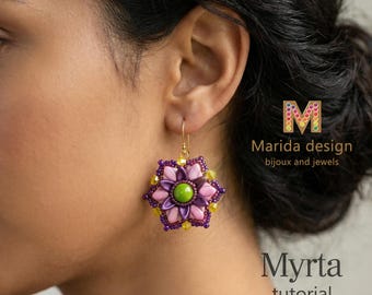 MYRTA earrings tutorial