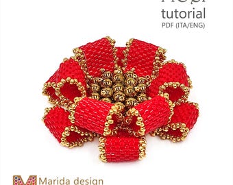 NOEL beaded bow tutorial