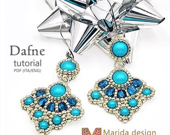 DAFNE earrings tutorial