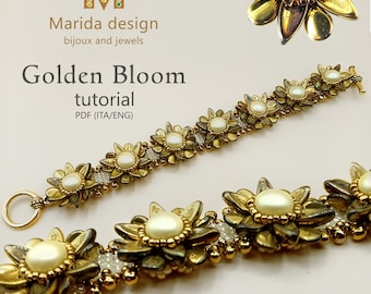 GOLDEN BLOOM bracelet tutorial