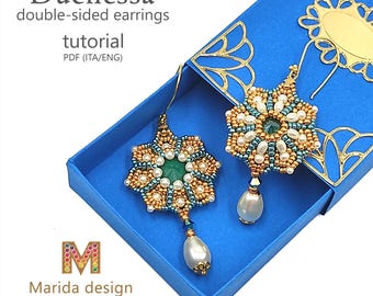 DUCHESS earrings tutorial in multiple versions