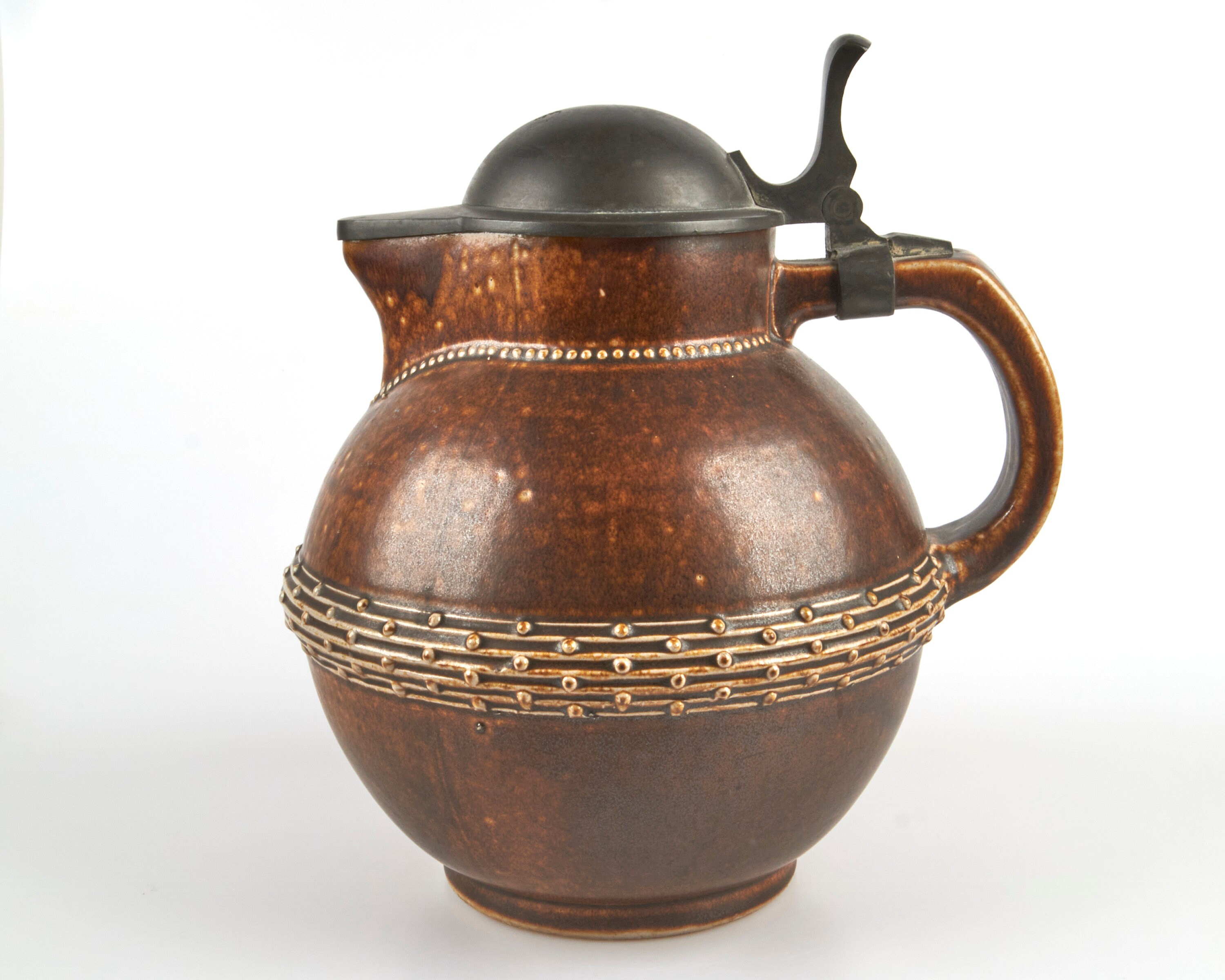 Antique 1910s Art Nouveau Reinhold Merkelbach, Westerwald